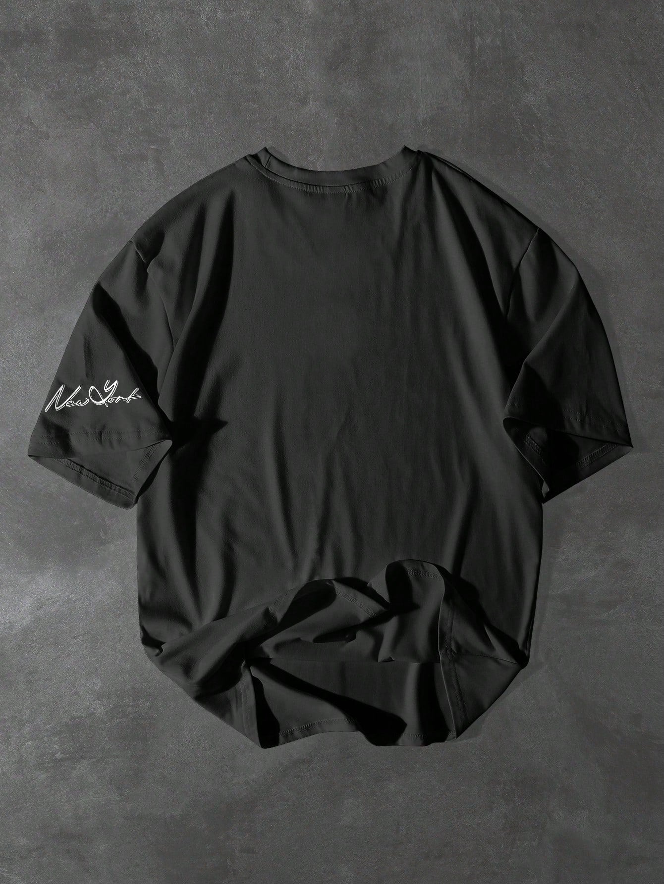 PAVTROS Manfinity Streetrush Men'S Casual Minimalist Printed round Neck Short Sleeve T-Shirt