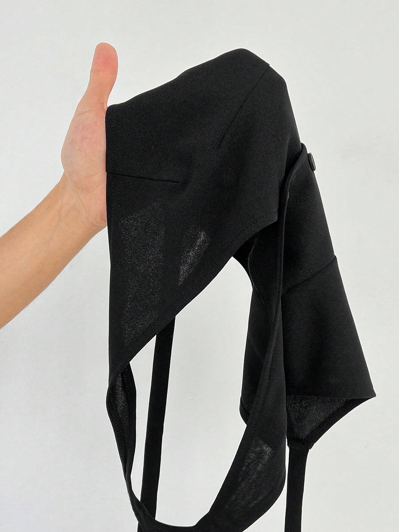 PETITE Ladies Solid Color Sleeveless Backless Neck-Hanging Summer Top