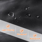 Outdoor Curtains Waterproof Garden Uv Exterior Curtain Sunlight Blackout Curtain for Patio Porch Pergola Covered Terrace Gazebo