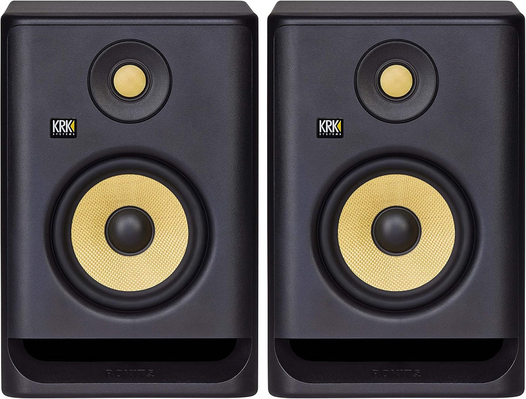 RP5 Rokit 5 G4 Professional Bi-Amp 5" Powered Studio Monitor Pair, Black