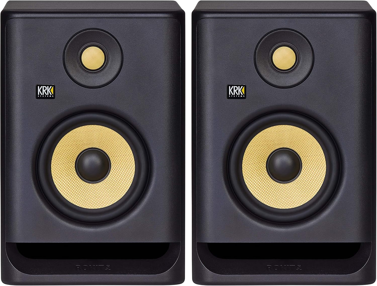 RP5 Rokit 5 G4 Professional Bi-Amp 5" Powered Studio Monitor Pair, Black