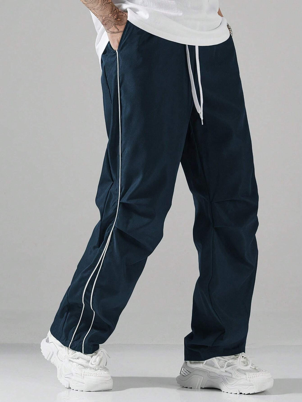Manfinity Hypemode Men'S Street Collegiate Style Pants, for Fall