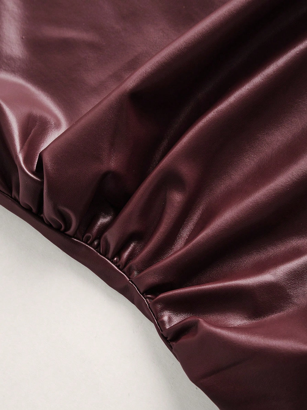 Siren Gaze Women'S Leather Top Casual Fashion 90S Street Shooting Spring Autumn Solid Color Pleated Collar PU Tank Top Sleeveless Tops Going Out Top Fall Women Tops Suitable for Going Out and Parties Top